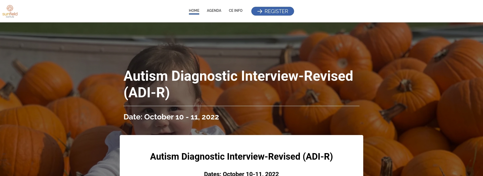 Autism Diagnostic InterviewRevised (ADIR)